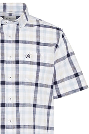 Short Sleeve Casual Shirt in Plaid