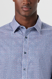 Bugatchi Julian Shirt in Geometric Print in 2 Shapes