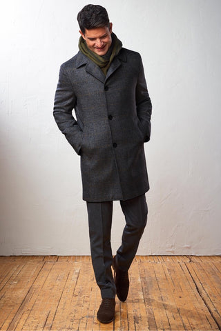 Carson Classic Wool Coat Charcoal