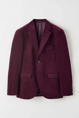 Jamonte Velvet Blazer Sport Coat Plum