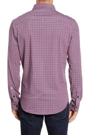 Long Sleeve Knit Check Print