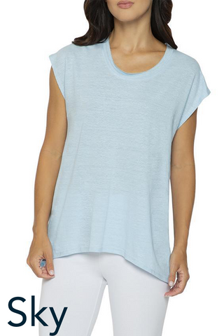 Short-Sleeved Linen T-Shirt Seven Colours