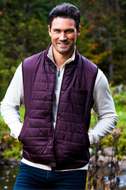 Insulated Puffer Vest Navy or Burgundy