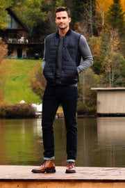 Insulated Puffer Vest Navy or Burgundy