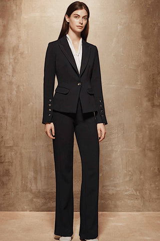 Straight-Legged Dress Pant Black